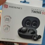 Portronics Harmonics Twins S3 Smart TWS Bluetooth 5.3 Earbuds with 20 Hrs Playtime, 8mm Drivers, Type C Charging, IPX4 Water Resistant, Low Latency, Lightweight Design(Black) photo review